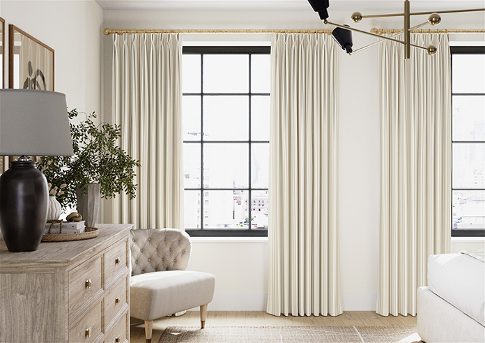 The British Stripe Co. Elizabeth, Dover No.1 - Made to Measure Curtains - Image 3